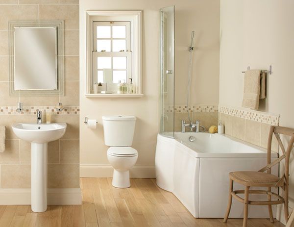 Click here to view or buy the Galaxia P Shape Shower-Bath Suite